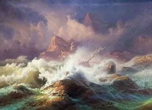 Means Of Conveyance Gallery: The wreck, 1830-1850, (oil on canvas)