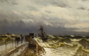 Wreck of the barque Jacob Rothenberg, 28 November 1878, 1887 (oil on canvas) Wreck of the barque Jacob Rothenberg, 28 November 1878, 1887 (oil on canvas)