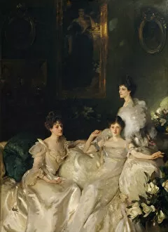 Graces Gallery: The Wyndham Sisters: Lady Elcho, Mrs. Adeane, and Mrs. Tennant, 1899 (oil on canvas)