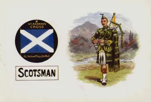 X, St Andrew's Cross, the National Flag of Scotland, Scotsman (colour litho) X, St Andrew's Cross, the National Flag of Scotland, Scotsman (colour litho)