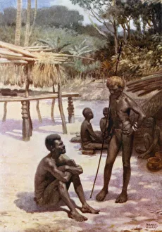 A Yam Shed on the Island of Tierra Espiritu Santo, New Hebrides (colour litho) A Yam Shed on the Island of Tierra Espiritu Santo, New Hebrides (colour litho)