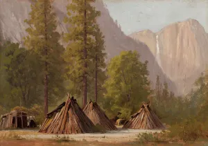 Yosemite Indian Village, 1874 (oil on canvas) Yosemite Indian Village, 1874 (oil on canvas)