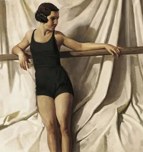 Swimsuit Gallery: Young bather (oil on canvas)