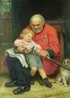 Affectionate Gallery: A Young Briton (oil on canvas)