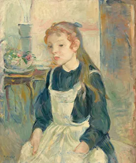 Young Girl with an Apron, 1891 (oil on canvas) Young Girl with an Apron, 1891 (oil on canvas)