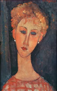 Young Girl with Earrings (oil on canvas) Young Girl with Earrings (oil on canvas)