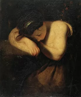 Doze Gallery: Young Girl Sleeping (oil on canvas)