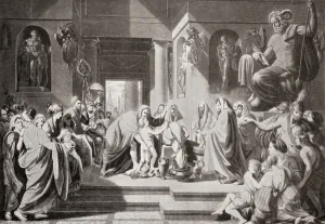 A young Hannibal, ordered by his father Hamilcar Barca, to swear eternal enmity to Rome A young Hannibal, ordered by his father Hamilcar Barca, to swear eternal enmity to Rome