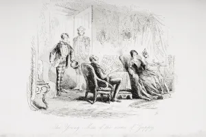 The young man of the name of Guppy, illustration from Bleak House by Charles Dickens The young man of the name of Guppy, illustration from Bleak House by Charles Dickens
