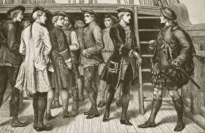 The Young Pretender and the Highland Chiefs on board the Doutelle'