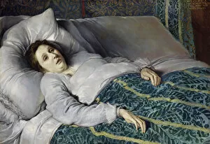 Illness Collection: Young Woman on her Death Bed, 1621 (oil on canvas)