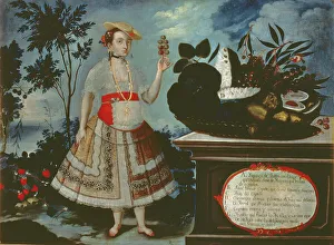A Young Woman from Quito Dressed for Public Life (oil on canvas) A Young Woman from Quito Dressed for Public Life (oil on canvas)
