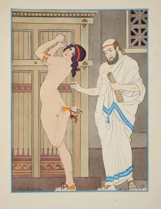 Youthful frolics, illustration from The Works of Hippocrates Youthful frolics, illustration from The Works of Hippocrates