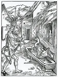 On them yt synne trustynge vpon the mercy of God, illustration from Alexander Barclay' On them yt synne trustynge vpon the mercy of God, illustration from Alexander Barclay'