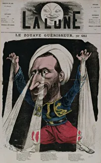 The Zouave Healer, from La Lune, 1868 (coloured engraving) The Zouave Healer, from La Lune, 1868 (coloured engraving)