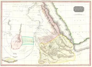 1818, Pinkerton Map of Abyssinia, Ethiopia, Sudan and Nubia, John Pinkerton, 1758 - 1826 1818, Pinkerton Map of Abyssinia, Ethiopia, Sudan and Nubia, John Pinkerton, 1758 - 1826