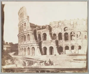 67 Colosseum Rome Second View 1846 Salted paper print 67 Colosseum Rome Second View 1846 Salted paper print