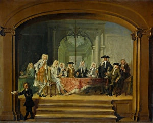 Aalmoezeniers orphanage Amsterdam 1729 regents sitting Aalmoezeniers orphanage Amsterdam 1729 regents sitting