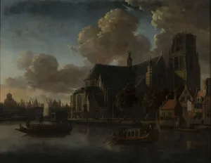 Abraham Storck View Laurenskerk northeast Rotterdam Abraham Storck View Laurenskerk northeast Rotterdam