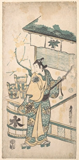 Actor Oneo Kikugoro Role Soga no Goro Edo period Actor Oneo Kikugoro Role Soga no Goro Edo period