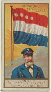 Admiral Netherlands Naval Flags series N17 Allen & Ginter Cigarettes Brands Admiral Netherlands Naval Flags series N17 Allen & Ginter Cigarettes Brands