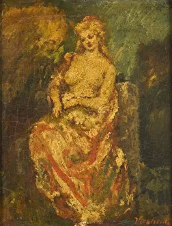 Adolphe Joseph Thomas Monticelli Young Woman Adolphe Joseph Thomas Monticelli Young Woman