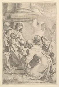 Adoration Magi Etching second state two Bellini Adoration Magi Etching second state two Bellini