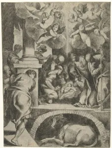 Adoration Shepherds Christ Child Mary Joseph Adoration Shepherds Christ Child Mary Joseph