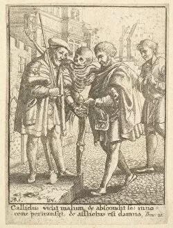 Hans Holbein the Younger Gallery: Advocate Death Dance 1651 Etching second state