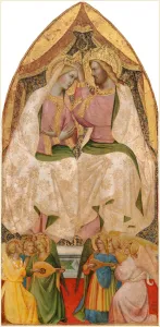 Agnolo Gaddi, Italian (active 1369-1396), The Coronation of the Virgin, probably c Agnolo Gaddi, Italian (active 1369-1396), The Coronation of the Virgin, probably c