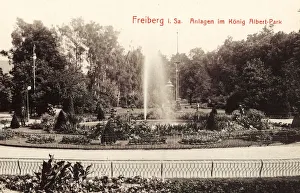 Albert Park Freiberg Sachsen Fountains 1911 Landkreis Mittelsachsen Albert Park Freiberg Sachsen Fountains 1911 Landkreis Mittelsachsen