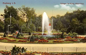 Albert Park Freiberg Sachsen Fountains 1913 Landkreis Mittelsachsen Albert Park Freiberg Sachsen Fountains 1913 Landkreis Mittelsachsen