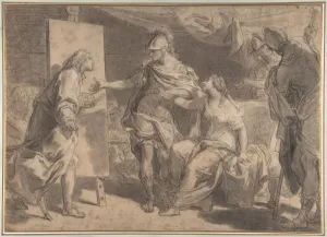 Alexander Great Offering Concubine Campaspe Painter Apelles Alexander Great Offering Concubine Campaspe Painter Apelles
