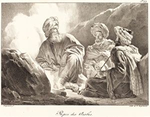 Alexandre-Evariste Fragonard (French, 1780 - 1850), Repos des Arabes, c Alexandre-Evariste Fragonard (French, 1780 - 1850), Repos des Arabes, c