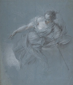 Allegorical Figure Painting early 18th century Allegorical Figure Painting early 18th century