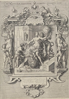 Allegory of human nature, print maker: Jan Saenredam, Cornelis Ketel, Petrus Hogerbeets Allegory of human nature, print maker: Jan Saenredam, Cornelis Ketel, Petrus Hogerbeets