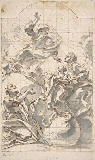 Allegory Immaculate Conception 1639-1709 Pen Allegory Immaculate Conception 1639-1709 Pen