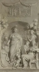 Allegory Sciences sciences group female personifications Allegory Sciences sciences group female personifications