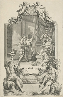 Allegory silk industry Amsterdam City Virgin Allegory silk industry Amsterdam City Virgin