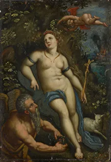 Allegory Time Frees Faith Oil Wood 38 x 26 cm Allegory Time Frees Faith Oil Wood 38 x 26 cm
