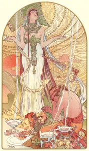 Alphonse Mucha (Czech, 1860 - 1939). Incantation (Salammbo), ca Alphonse Mucha (Czech, 1860 - 1939). Incantation (Salammbo), ca