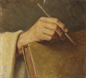 Amalia Lindegren Study Hand Painting Oil paper panel Amalia Lindegren Study Hand Painting Oil paper panel