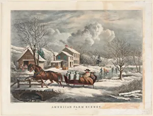 American Farm Scenes Winter 1853 Nathaniel Currier American Farm Scenes Winter 1853 Nathaniel Currier