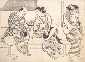 Amorous Couple Edo period 1615-1868 early 18th century Amorous Couple Edo period 1615-1868 early 18th century