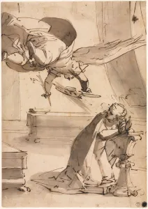 Annunciation 1568 Luca Cambiaso Italian 1527-1585 Annunciation 1568 Luca Cambiaso Italian 1527-1585