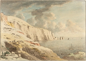 Anthony Devis (British, 1729 - 1817), View of the Needles, and White Cliffs Taken Anthony Devis (British, 1729 - 1817), View of the Needles, and White Cliffs Taken