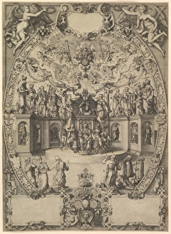 Apotheosis Emperor Maximilian II 16th century Apotheosis Emperor Maximilian II 16th century