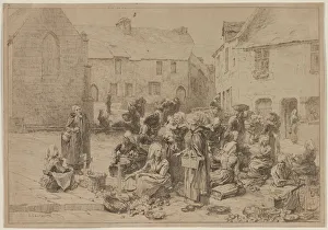 Apple Market Landerneau 1878 Le Augustin Lhermitte Apple Market Landerneau 1878 Le Augustin Lhermitte