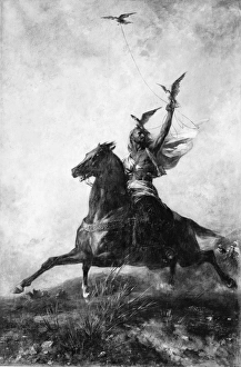 Arab Falconer 1864 Oil canvas 42 3/4 x 28 1/2 Arab Falconer 1864 Oil canvas 42 3/4 x 28 1/2