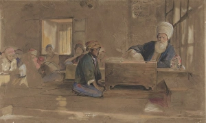 Arab School 1841-51 Watercolor gouache black chalk Arab School 1841-51 Watercolor gouache black chalk